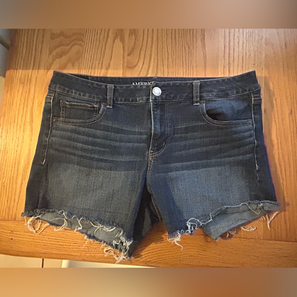 american eagle denim shorts